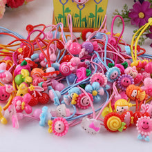 Load image into Gallery viewer, 10 Pcs/batch Beads Color Hair Clips Strings Hair Tie Children BB Hairpin Accessories